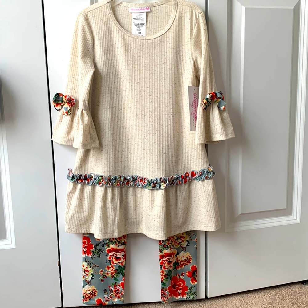 Girls Floral 2 Piece Set